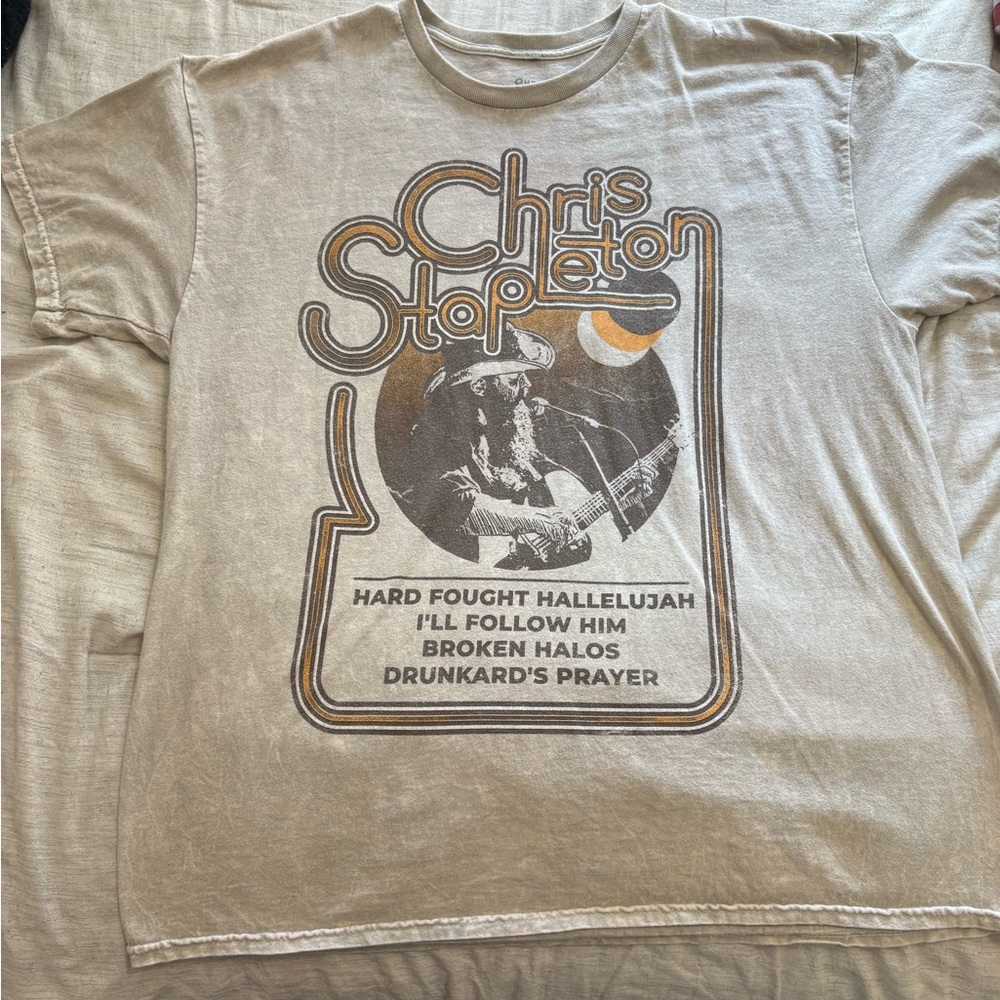 Chris Stapleton Graphic T-Shirt - Tan